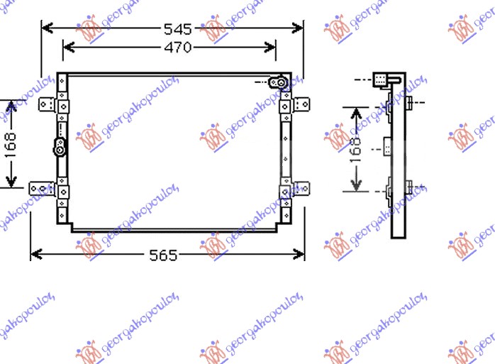 ΨΥΓΕΙΟ A/C 94- ΓΙΑ ΟΛΑ (49x35.7x2.6) - SUZUKI VITARA 2D 89-05 thumbnail