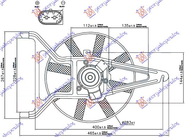 ΒΕΝΤ.ΨΥΓ.ΚΟΜΠ. (-A/C) BENZINH - PEUGEOT 106 96-03 thumbnail