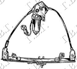 ΓΡΥΛΛΟΣ ΠΑΡΑΘ. 3Π ΗΛΕΚ. (Α ΠΟΙΟΤΗΤΑ) - RENAULT CLIO 96-98 thumbnail
