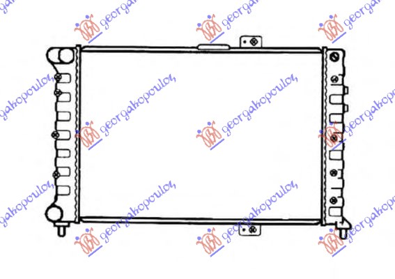 ΨΥΓΕΙΟ ΝΕΡΟΥ(65,8x41,5)ΜΕ A/C - ALFA ROMEO 166 98-07 thumbnail