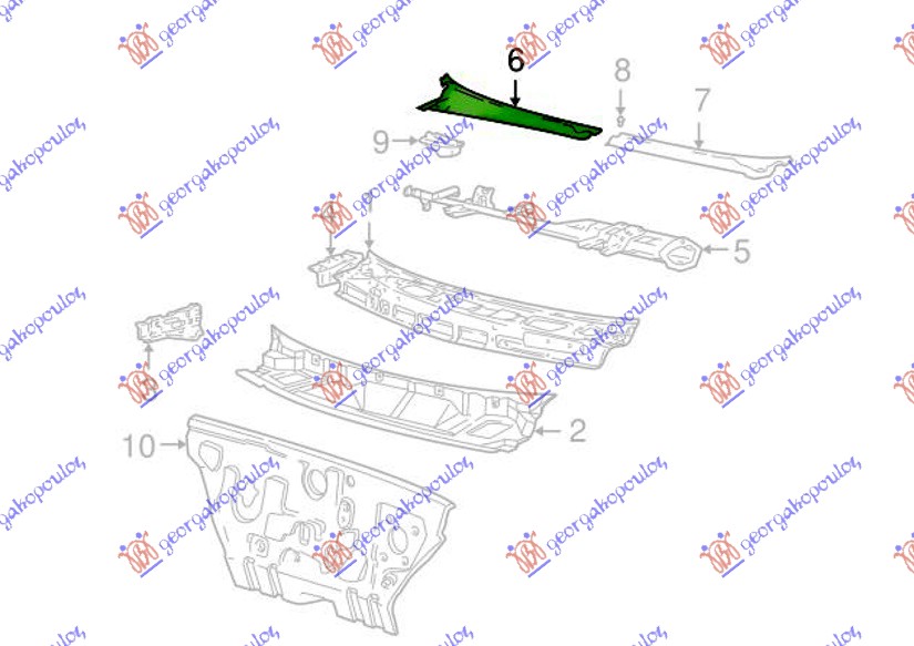 ΤΡΟΠΕΤΟ ΥΑΛΟΚΑΘΑΡΙΣΤΗΡΩΝ ΑΚΡΑΙΟ - HYUNDAI ACCENT SDN 99-02 thumbnail