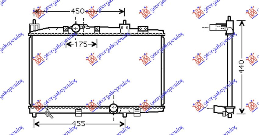 ΨΥΓΕΙΟ 1,4 D4D +/-AC (ΚΛ.ΚΥΚΛ.)(35x64x16 (MAHLE BEHR) - TOYOTA YARIS 99-05 thumbnail