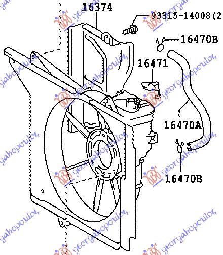 ΚΑΛΥΜΜΑ ΒΕΝΤΙΛ ΨΥΓ1,0 (- A/C) BENZINH - TOYOTA YARIS 99-05 thumbnail