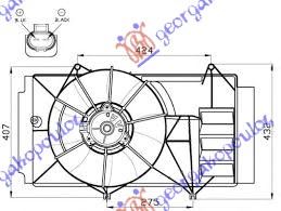 ΒΕΝΤΙΛΑΤΕΡ ΨΥΓ. ΚΟΜΠΛΕ 1.4 D4D - TOYOTA YARIS 99-05 thumbnail