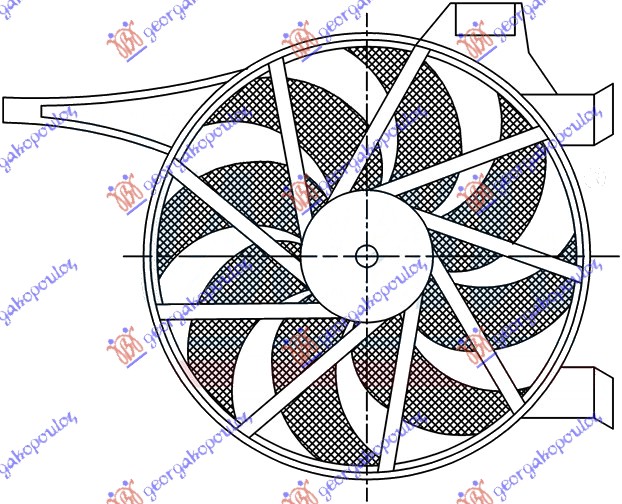 ΒΕΝΤΙΛ. A/C 1.3-1.7 CDTi (180 WATT) - OPEL COMBO 00-12 thumbnail