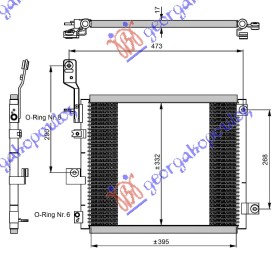 ΨΥΓΕΙΟ A/C  1.1cc 12V (41x34) - HYUNDAI ATOS PRIME 03-07 thumbnail