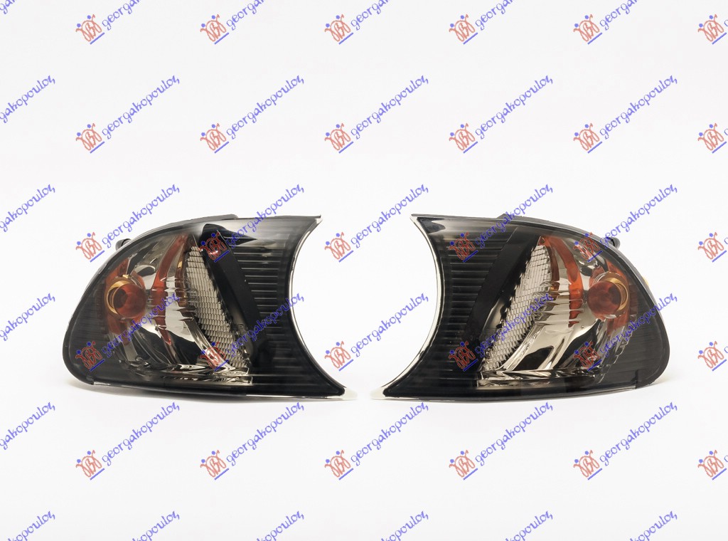ΓΩΝΙΑ ΦΛΑΣ ΣΕΤ LEXUS ΜΑΥΡΟ 01- ΒΙΔΩΤΟ - BMW SERIES 3 (E46) COUPE/CABRIO 99-03 thumbnail