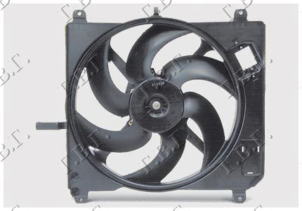 ΒΕΝΤΙΛΑΤΕΡ ΨΥΓΕΙΟΥ ΚΟΜΠΛΕ 1,4cc +A/C ΒΕΝ - FIAT BRAVO 95-02 thumbnail