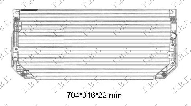 ΨΥΓΕΙΟ A/C (68x32) ΙΑΠΩΝΙΚΟ - TOYOTA COROLLA (E 11) H/B-L/B 97-99 thumbnail