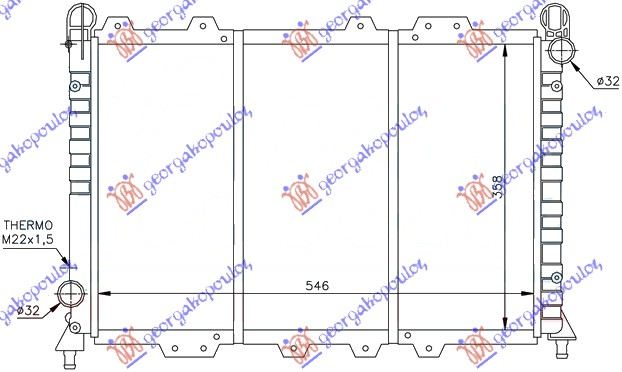 ΨΥΓΕΙΟ 1,3-1,6(55Χ36)BOXER - ALFA ROMEO 146 94-99 thumbnail