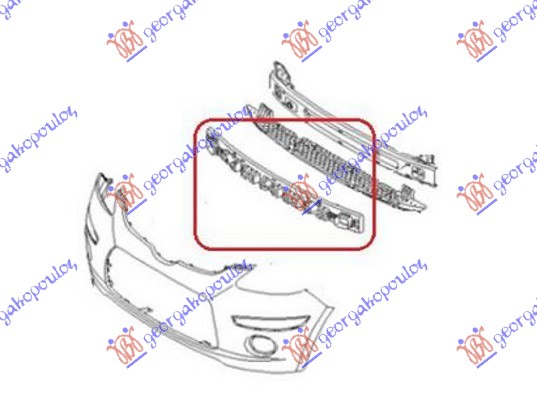 ΑΝΤΙΘΟΡΥΒΙΚΟ ΠΡΟΦΥΛ. ΕΜΠΡΟΣ (Γ) - HYUNDAI i10 07-10 thumbnail