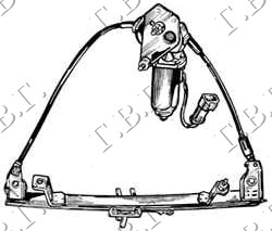 ΓΡΥΛΛΟΣ ΠΑΡΑΘ. ΕΜΠ. 5Π ΗΛΕΚΤ. (Α ΠΟΙΟΤΗΤΑ) - RENAULT CLIO 94-95 thumbnail