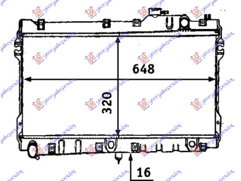 ΨΥΓΕΙΟ 1.6-1,8 i16V (32.5x64.8) - MAZDA MIATA MX5 90-99 thumbnail