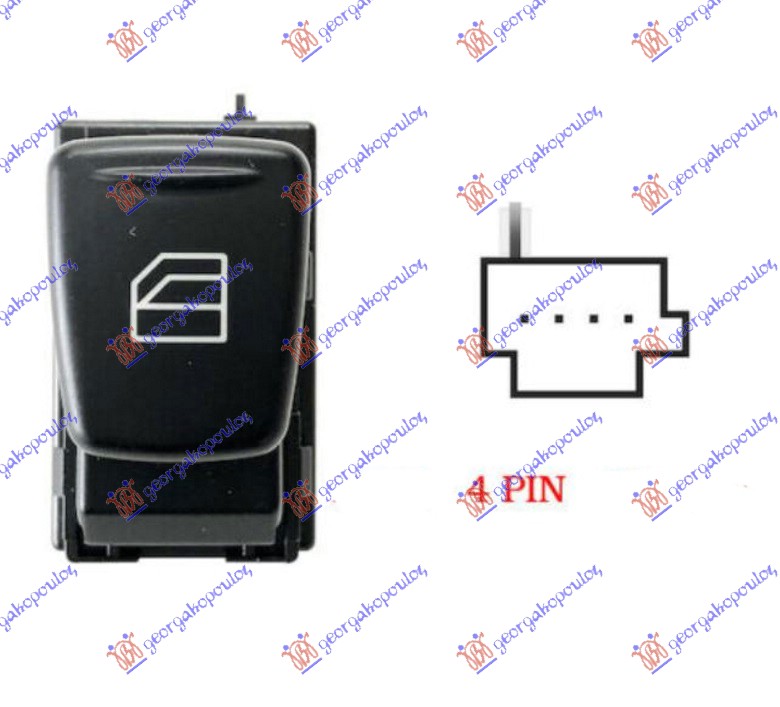 ΔΙΑΚΟΠΤΗΣ ΠΑΡΑΘ. (4 PIN) - SMART FORTWO 07-12 thumbnail