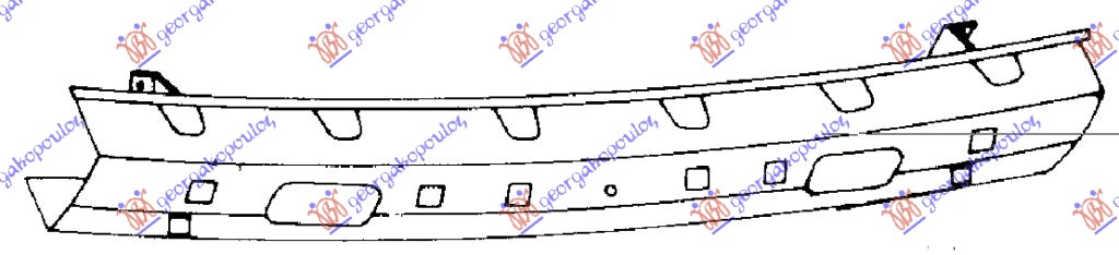 ΤΡΑΒΕΡΣΑ ΠΡΟΦΥΛΑΚΤΗΡΟΣ ΠΙΣΩ - NISSAN MICRA (K10) 88-92 thumbnail