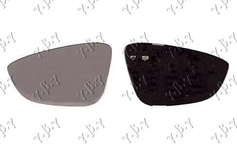 ΚΡΥΣΤΑΛΛΟ ΚΑΘΡΕΦΤΗ ΘΕΡΜ. 09- (CONVEX GLASS) - VW EOS 06-11 thumbnail