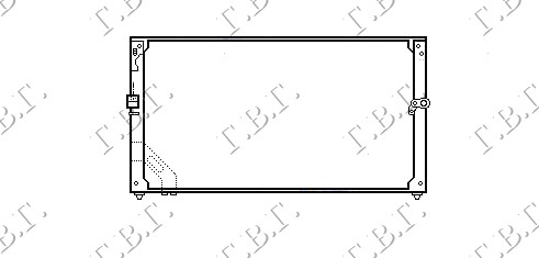 ΨΥΓΕΙΟ A/C (64.7x28.8) - TOYOTA COROLLA (E 9) SDN 88-91 thumbnail