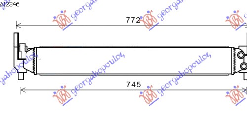 ΨΥΓΕΙΟ ΒΟΗΘΗΤΙΚΟ 1.4TFSI-1.4TDi(646x86x56) - AUDI A1 14-18 thumbnail