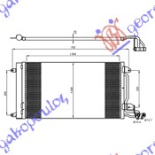 ΨΥΓΕΙΟ A/C ΒΕΝΖΙΝΗ - ΠΕΤΡΕΛΑΙΟ (580x350x16) (MAHLE BEHR) - AUDI A1 14-18 thumbnail