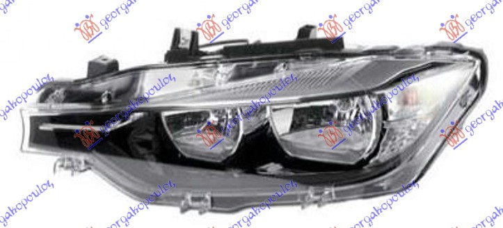 ΦΑΝΟΣ ΕΜΠΡΟΣ ΗΛ. (H7/H7) ΜΕ ΦΩΣ ΗΜΕΡΑΣ LED (HELLA) - BMW SERIES 3 (F30/F31) SDN/S.W. 14-18 thumbnail