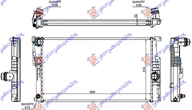 ΨΥΓΕΙΟ 1.6 (316i/320i) ΒΕΝΖΙΝΗ - 2.0 (316d/318d/320d/325d/330d) ΠΕΤΡΕΛΑΙΟ ΑΥΤΟΜΑΤΟ (600x334x32) - BMW SERIES 3 (F30/F31) SDN/S.W. 14-18 thumbnail