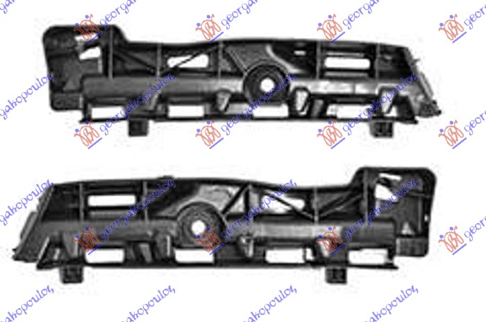ΒΑΣΕΙΣ ΠΡΟΦΥΛΑΚΤΗΡΑ ΠΙΣΩ ΣΕΤ ΔΕ=ΑΡ - CITROEN C1 14- thumbnail