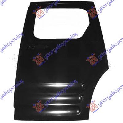 ΠΟΡΤΑ ΣΥΡΩΜΕΝΗ ΜΕ ΤΖΑΜΙ (ΚΟΝΤΗ ΚΑΡΟΤΣΑ) (Γ) - FORD TRANSIT CONNECT 10-13 thumbnail