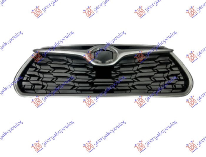 ΜΑΣΚΑ ΚΟΜΠΛΕ ΜΕ ΑΣΗΜΙ ΠΛΑΙΣΙΟ - TOYOTA HIGHLANDER 20- thumbnail