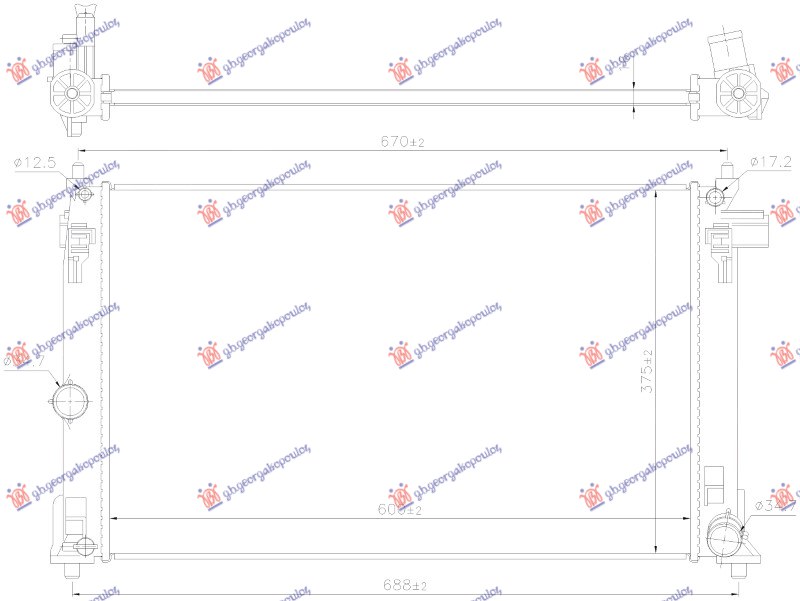 ΨΥΓΕΙΟ ΝΕΡΟΥ 1.6-2.0 VVTI ΒΕΝΖΙΝΗ ΑΥΤΟΜΑΤΟ (600x375) (KOYO) - TOYOTA COROLLA (E21) SDN 19- thumbnail